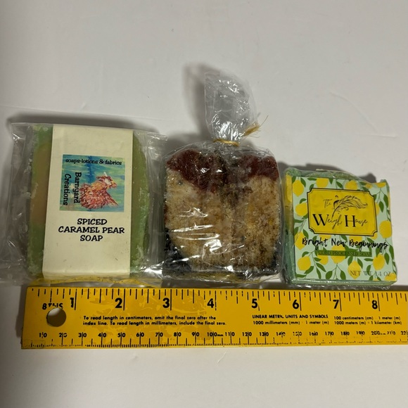 3 Different Handmade Soaps Barnyard Creations The Weigh House Old Time Zen NIP - Picture 12 of 13